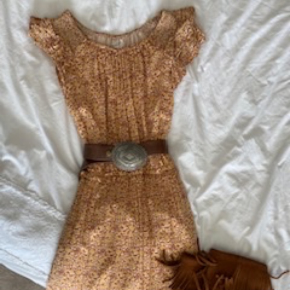 Yellow floral maxi dress